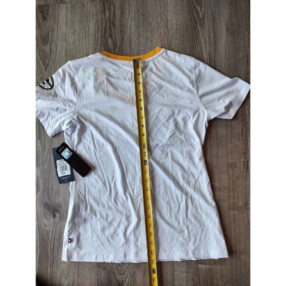 NFL GREEN BAY PACKERS Tommy Hilfiger V-Neck T Shirt Womens NWT - Picture 5 of 7